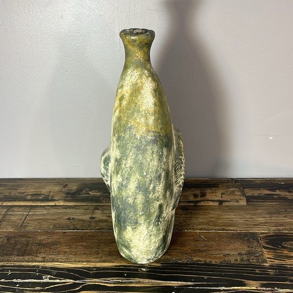 Large fish vase! Very cool for the fishing enthusiast in your life! Metal - Picture 5 of 12